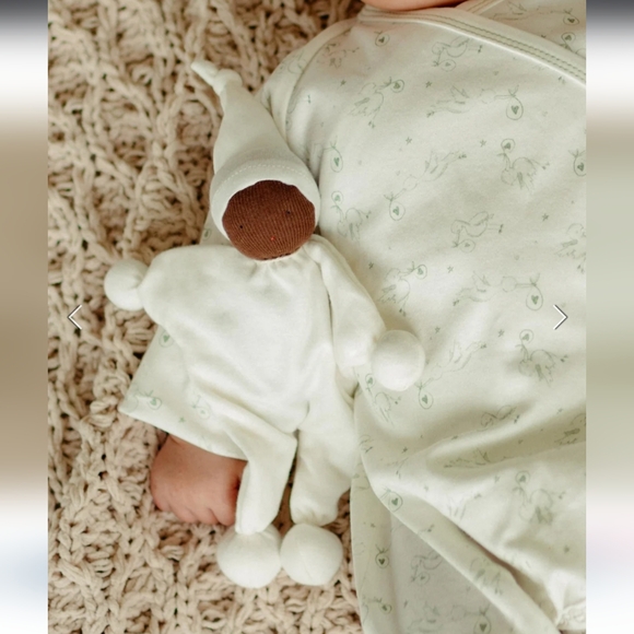 Lot of 3 - UNDER THE NILE 3 organic cotton baby buddies dark skin tone nwt - Picture 12 of 16